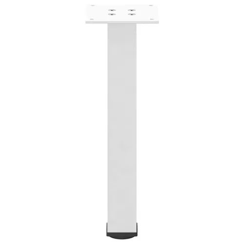  4 db fehér dohányzóasztal láb 30-32 cm acél