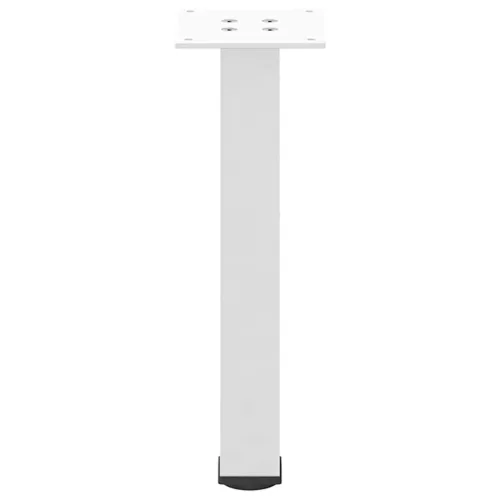  4 db fehér dohányzóasztal láb 30-32 cm acél