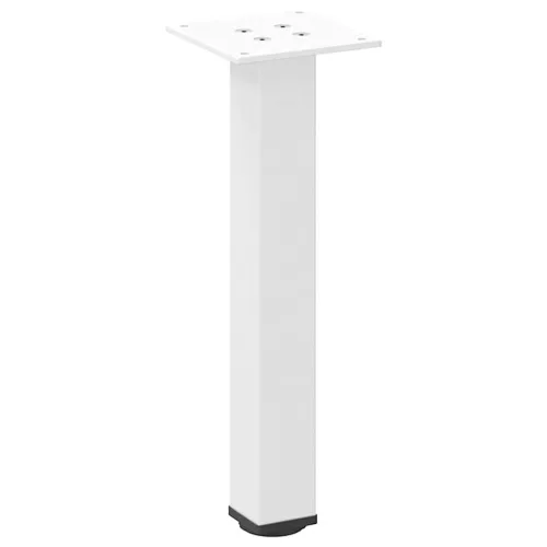  4 db fehér dohányzóasztal láb 42-44 cm acél
