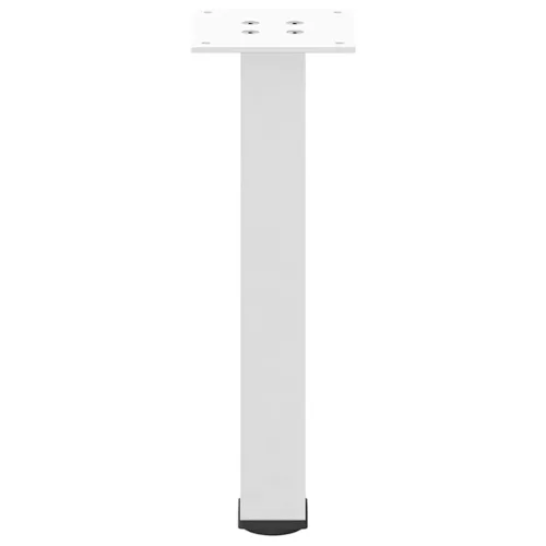  4 db fehér dohányzóasztal láb 42-44 cm acél