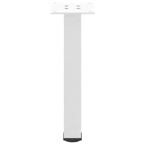  4 db fehér dohányzóasztal láb 42-44 cm acél