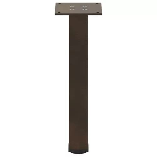  4 db natúr acél dohányzóasztal láb 42-44 cm acél