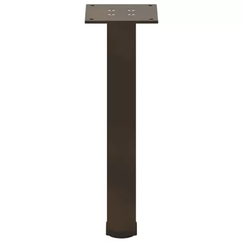  4 db natúr acél dohányzóasztal láb 42-44 cm acél