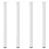  4 db fehér acél konzolasztal láb 72-74 cm