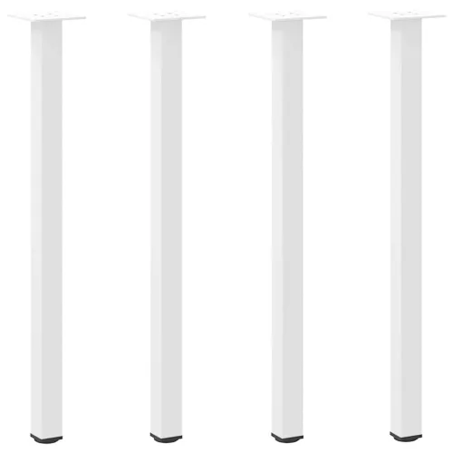  4 db fehér acél konzolasztal láb 72-74 cm