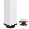  4 db fehér acél konzolasztal láb 72-74 cm