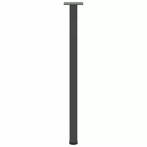  4 db antracitszürke acél konzolasztal láb 72-74 cm