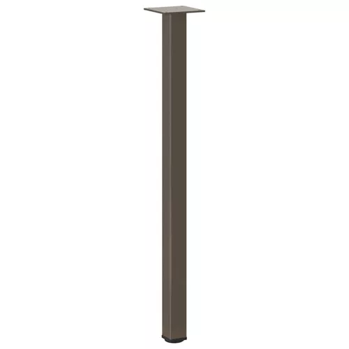  4 db natúr acél konzolasztal láb 72-74 cm acél