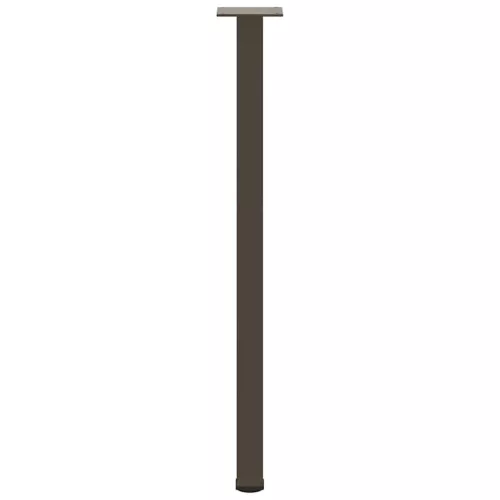  4 db natúr acél konzolasztal láb 72-74 cm acél