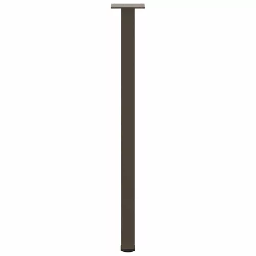  4 db natúr acél konzolasztal láb 72-74 cm acél