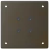  4 db natúr acél konzolasztal láb 72-74 cm acél