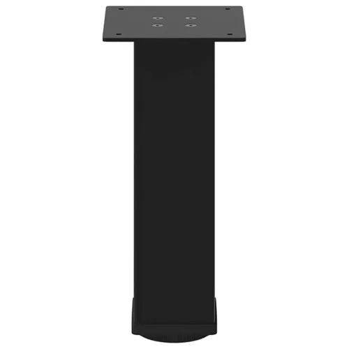  4 db fekete acél dohányzóasztal láb 30-32 cm
