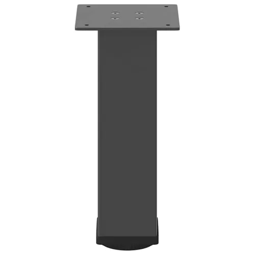  4 db antracitszürke acél dohányzóasztal láb 30-32 cm
