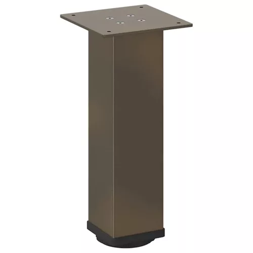  4 db natúr acél dohányzóasztal láb 30-32 cm acél