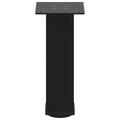  4 db fekete acél dohányzóasztal láb 42-44 cm