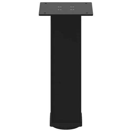  4 db fekete acél dohányzóasztal láb 42-44 cm