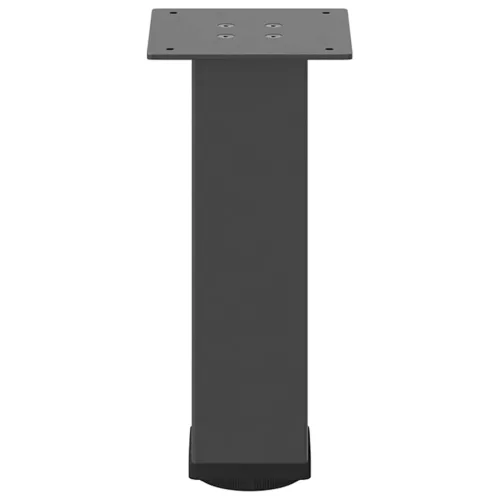  4 db antracitszürke acél dohányzóasztal láb 42-44 cm
