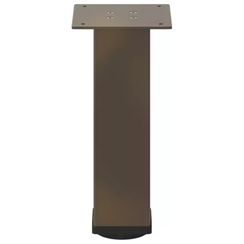  4 db natúr acél dohányzóasztal láb 42-44 cm acél