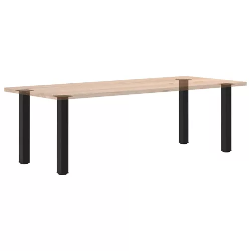 4 db fekete acél konzolasztal láb 72-74 cm