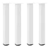  4 db fehér acél konzolasztal láb 72-74 cm