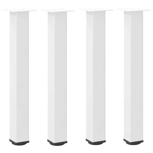  4 db fehér acél konzolasztal láb 72-74 cm
