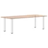  4 db fehér acél konzolasztal láb 72-74 cm