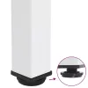  4 db fehér acél konzolasztal láb 72-74 cm