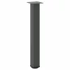  4 db antracitszürke acél konzolasztal láb 72-74 cm