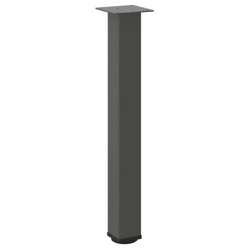  4 db antracitszürke acél konzolasztal láb 72-74 cm
