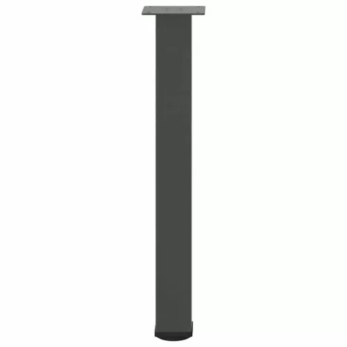  4 db antracitszürke acél konzolasztal láb 72-74 cm