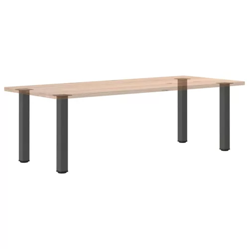  4 db antracitszürke acél konzolasztal láb 72-74 cm