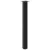  4 db fekete acél bárasztalláb 90-92 cm
