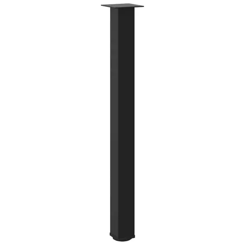  4 db fekete acél bárasztalláb 90-92 cm