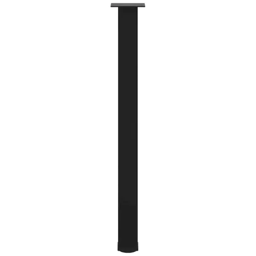  4 db fekete acél bárasztalláb 90-92 cm