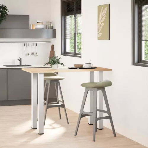 4 db fehér bárasztal láb 90-92 cm acél