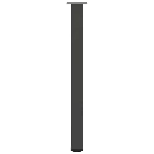 4 db antracitszürke acél bárasztalláb 90-92 cm