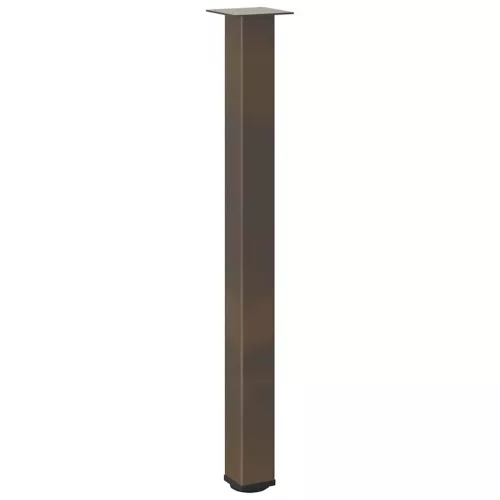  4 db natúr acél bárasztalláb 90-92 cm