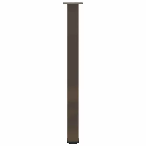  4 db natúr acél bárasztalláb 90-92 cm