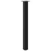  4 db fekete acél bárasztalláb 100-102 cm