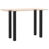  4 db fekete acél bárasztalláb 100-102 cm