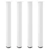  4 db fehér bárasztal láb 100-102 cm acél