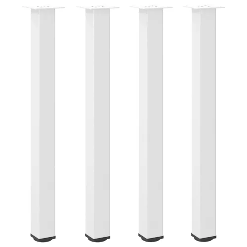  4 db fehér bárasztal láb 100-102 cm acél