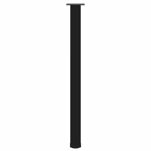  4 db fekete acél bárasztalláb 110-112 cm