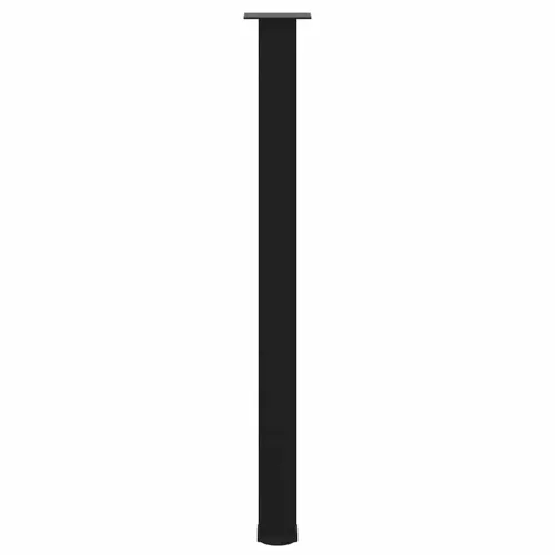  4 db fekete acél bárasztalláb 110-112 cm
