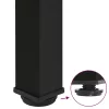 4 db fekete acél bárasztalláb 110-112 cm