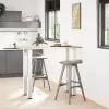  4 db fehér bárasztal láb 110-112 cm acél