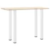  4 db fehér bárasztal láb 110-112 cm acél