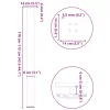  4 db fehér bárasztal láb 110-112 cm acél