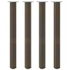  4 db natúr acél bárasztalláb 110-112 cm