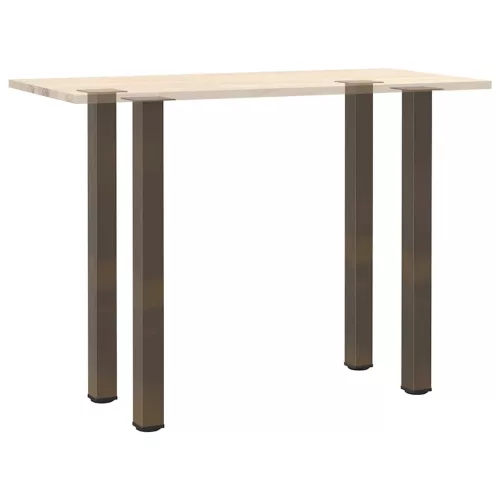  4 db natúr acél bárasztalláb 110-112 cm
